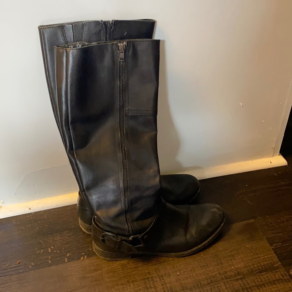 Aldo black boots size 8